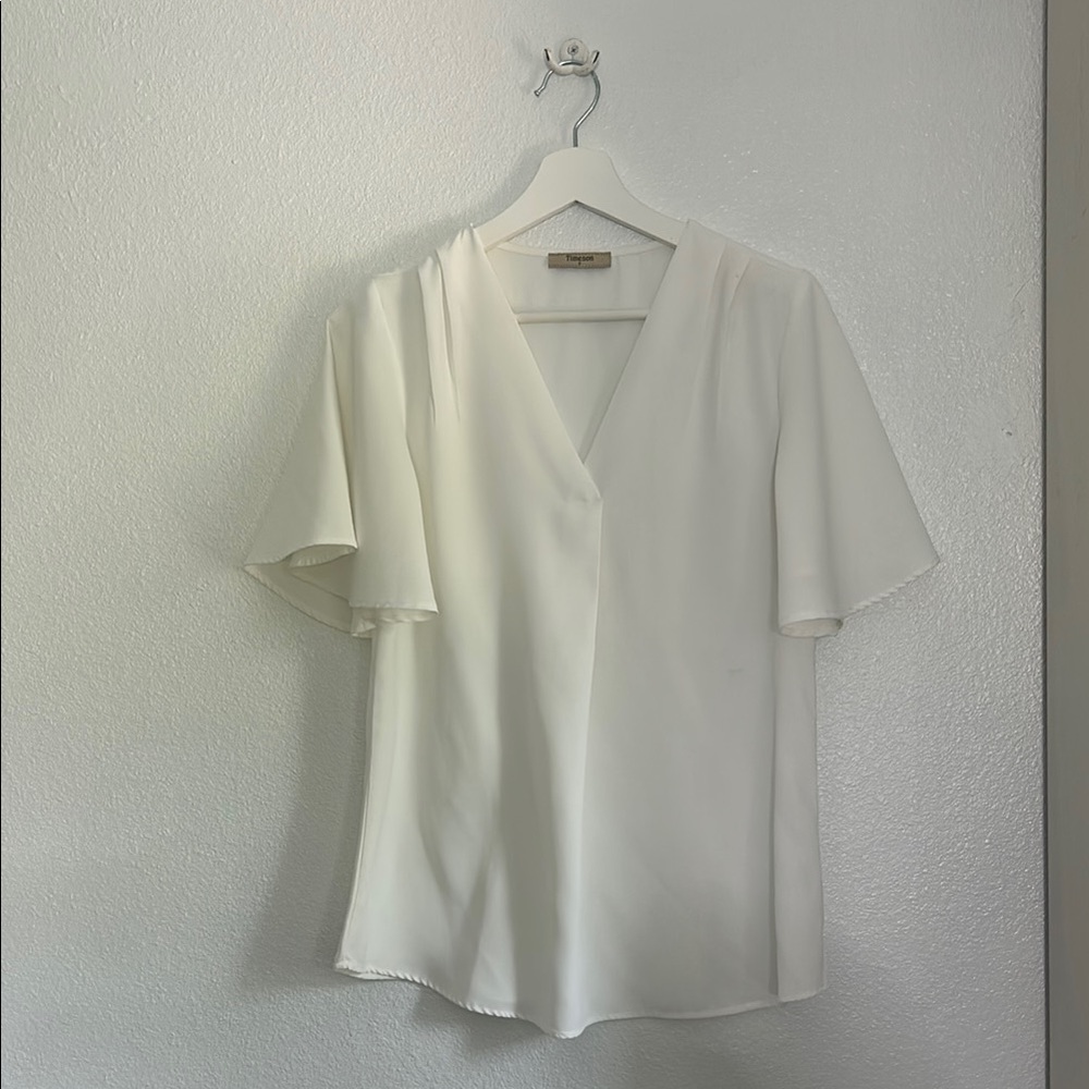 Elegant White Women's Top